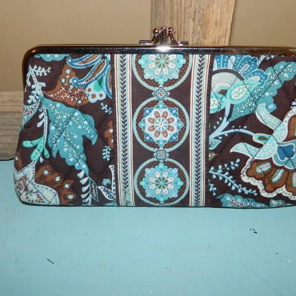 Vera Bradley Double Clasp Wallet Clutch - Picture 2 of 4